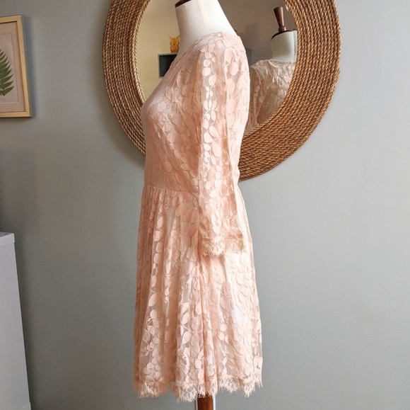 Free People Floral Mesh Lace Dress - Picture 3 of 5
